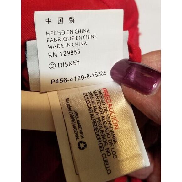 Disneyland Resort Minnie Mouse Small Tote Bag Purse Red with White Polka Dots - Picture 7 of 9